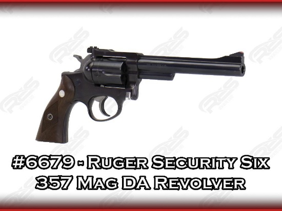 Ruger Security Six 357 Mag Double Action Revolver