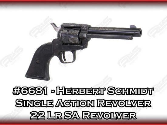Herbert Schmidt Single Action Revolver 22 Lr Single Action Revolver