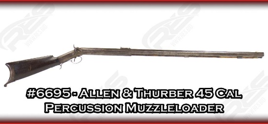 Allen & Thurber 45 Cal Percussion Muzzleloader