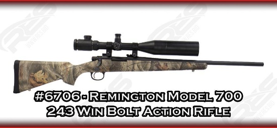 Remington Model 700 243 Win Bolt Action Rifle
