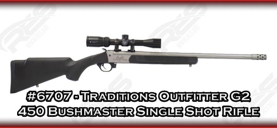 Traditions Outfitter G2 450 Bushmaster Single Shot Rifle