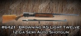 Browning A5 Light Twelve 12 Ga Semi Auto Shotgun