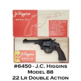 J.C. Higgins Model 88 22 Lr Double Action Revolver