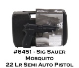 Sig Sauer Mosquito 22 Lr Semi Auto Pistol