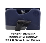 Beretta Model 21A Bobcat 22 LR Semi Auto Pistol