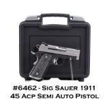 Sig Sauer 1911 45 Acp Semi Auto Pistol
