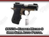 Kimber Micro 9 9mm Semi Auto Pistol