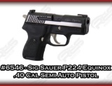 Sig Sauer P224 Equinox .40 Cal Semi Auto Pistol