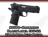 Browning Black Label 1911-22 22 LR Semi Auto Pistol
