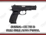 CZ 75 B 9mm Semi Auto Pistol