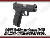 Kahr Arms P45 45 Acp Semi Auto Pistol