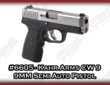 Kahr Arms CW 9 9MM Semi Auto Pistol