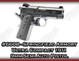 Springfield Armory Ultra Compact 1911 9mm Semi Auto Pistol