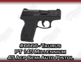Taurus PT 145 Millennium 45 Acp Semi Auto Pistol