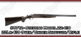 Stevens Model 22-410 22Lr-410 Over/Under Shotgun/Rifle