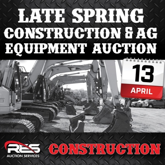 Late Spring Construction Equipment Consignment