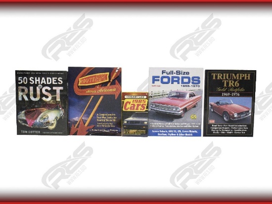 "ABSOLUTE" (5) Assorted Automobile Books