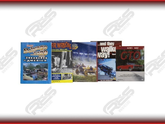 "ABSOLUTE" (5) Assorted Automobile Books