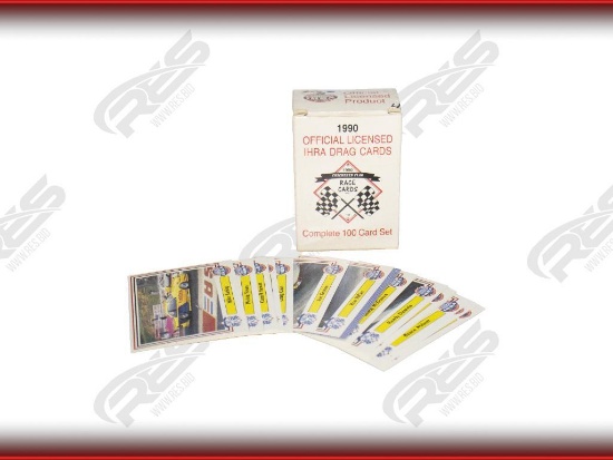 "ABSOLUTE" 1990 IHRA Drivers Cards In Box