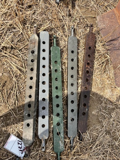 (3) 2pt Draw Bars marked HF & (2) Unlabeled 2pt Draw Bars