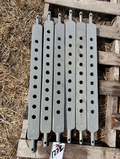 (5) 2pt Draw Bars marked HF & (1) Unlabeled 2pt Draw Bars