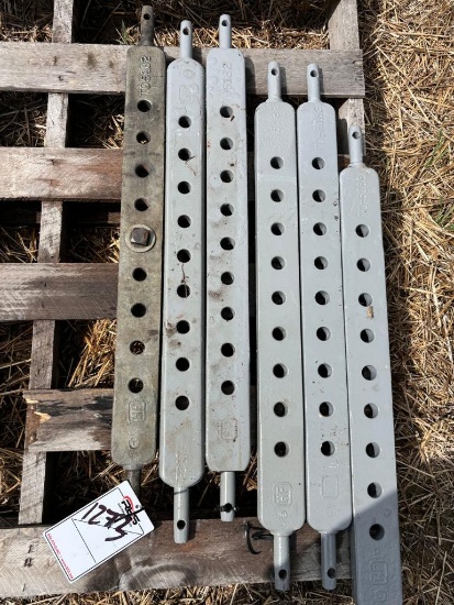 (6) 2pt Draw Bars marked HF