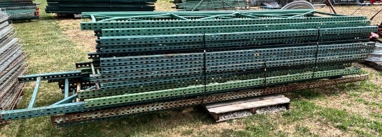 12' and 14', 48" wide Pallet Racking Uprights