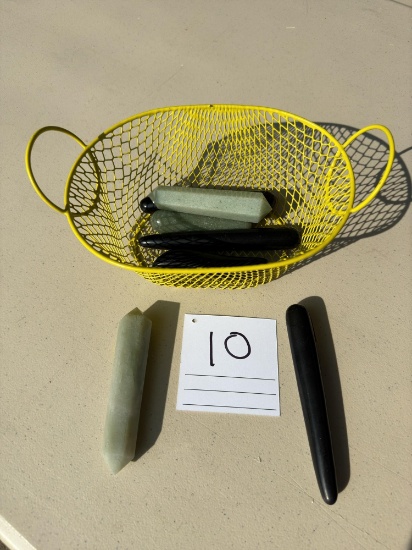 Misc. Lot of Shungite and Green Aventurine