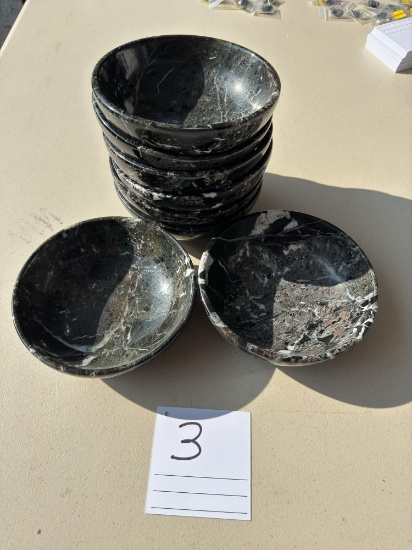 Zebra Jasper Bowls - Lot of 8