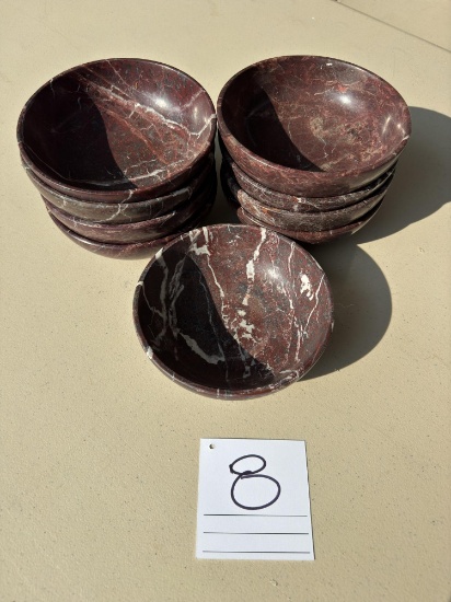 Red Zebra Jasper - Lot of 9