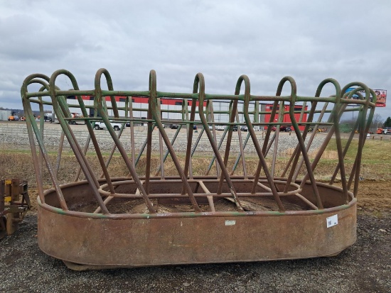 Large Square Bale Hay Feeder