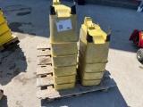 (10) John Deere Old Style Fiberglass Boxes for Planter
