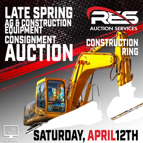 Late Spring Equipment Auction - Construction Ring