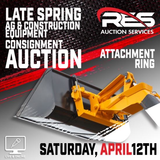 Late Spring Equipment Auction - Attachment Ring