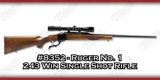 Ruger No. 1 243 Win Single Shot Rifle