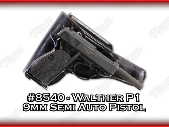 Walther P1 9mm Semi Auto Pistol