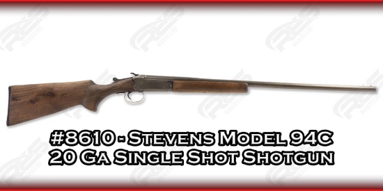 Stevens Model 94C 20 Ga Single Shot Shotgun