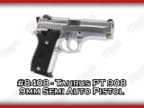 Taurus PT 908 9mm Semi Auto Pistol