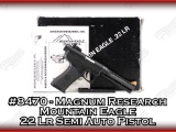 Magnum Research Mountain Eagle 22 Lr Semi Auto Pistol