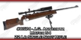 J.G. Anschutz Match 54 22 Lr Single Shot Rifle