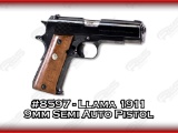 Llama 1911 9mm Semi Auto Pistol