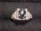 Great sterling silver ring with stone size 5.5