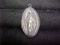 Vintage Mother Mary sterling silver pendant