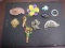 Lot of costume jewelry pins & brooches