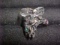 Sterling silver cherub ring with crystal & rhinestones size 7