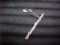 Unusual artist signed sterling silver pin
