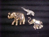 Lot of elephant pins