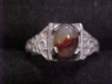 Sterling silver ring with setting size 7