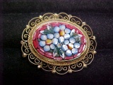 Made in Italy micromosaic pin