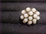 Very pretty faux pearl ring size 6